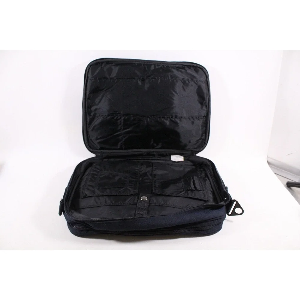 Vintage‎ Travelpro B3 Laptop Briefcase Carry-On Flight Travel Bag Navy Blue